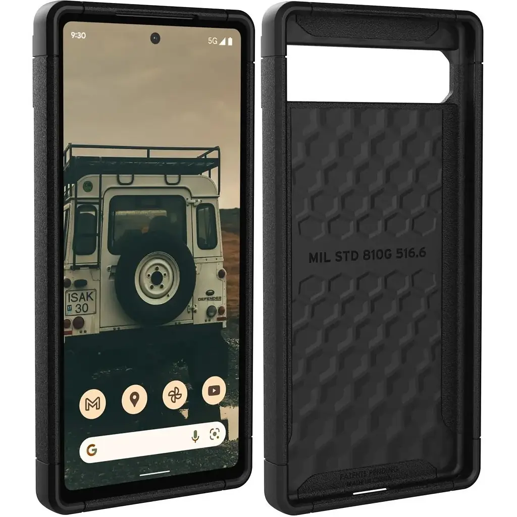 Оригінальний протиударний чохол UAG Scout для Google Pixel 6a (6.1") Black (614000114040) - фото 6