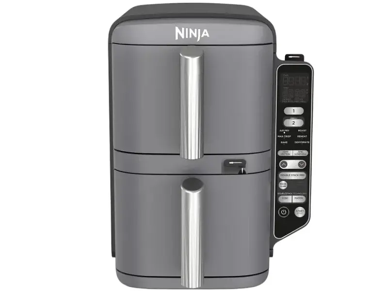 Мультипіч (аерофритюрниця) Ninja Double Stack XL 2-Level Hot Air Fryer with Smart Cook System SL451EU - фото 8