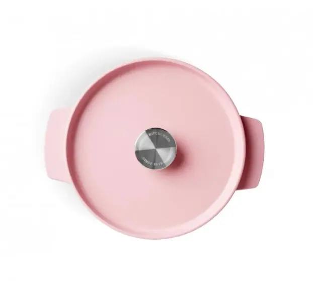 Каструля з кришкою KitchenAid СС007430-001 22 см 3.3 л суха троянда - фото 3