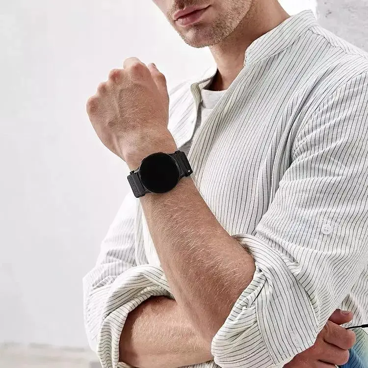 Ремінець BeWatch Alpine Loop для Samsung Galaxy Watch 4 5 6 7 Чорний (14GW1201) - фото 7