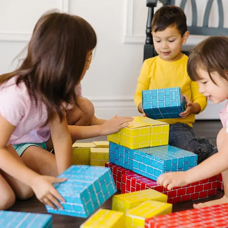 Кубики Melissa&Doug Набор картонных блоков, 24 штуки (MD2783) - фото 9