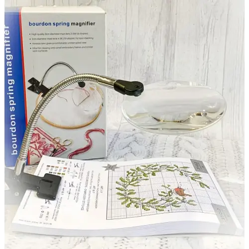 Лупа настільна на прищіпці Bourdon Spring Magnifier 15122-2 - фото 3