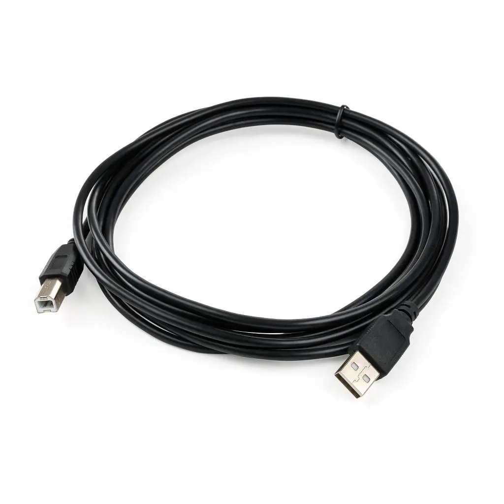 Кабель для принтера USB 2.0 AM/BM 3.0 m Vinga (VCPDCAMBM3.0BK) - фото 2