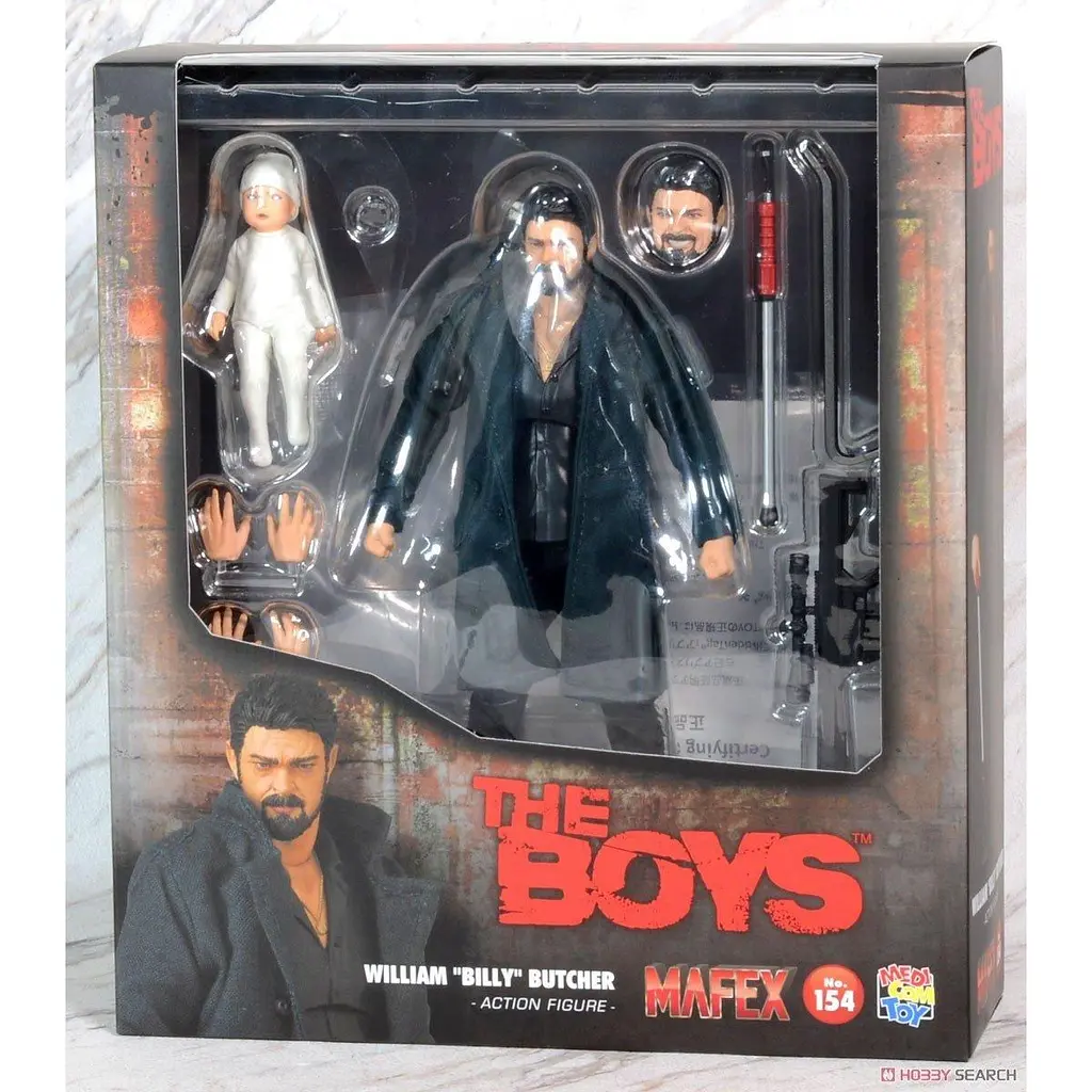 Фігурка Mafex No.154 The Boys William `Billy` Butcher Пацани  Біллі Бутчер 16 см MN TB WBB - фото 5
