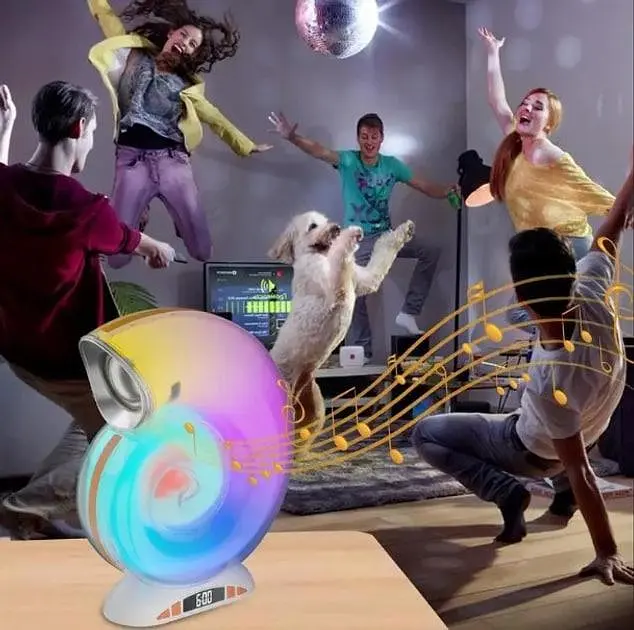 Багатофункціональна Bluetooth колонка L-39 - настільна лампа з RGB-підсвіткою і Bluetooth-колонкою - фото 2