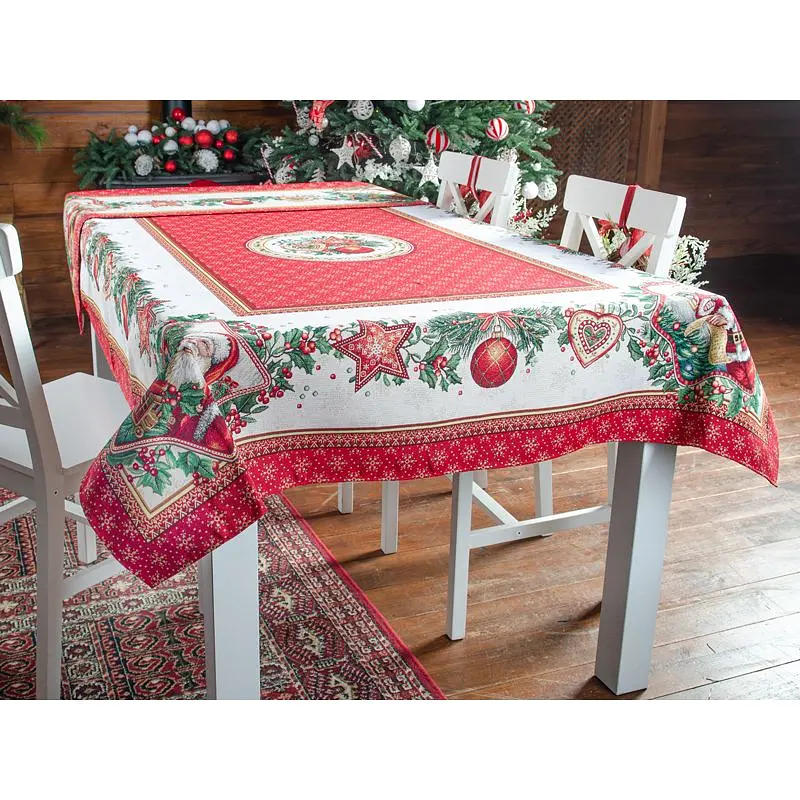 Скатерть Lefard Home Textile Nico гобеленовая 180х140 см (732-235) - фото 4
