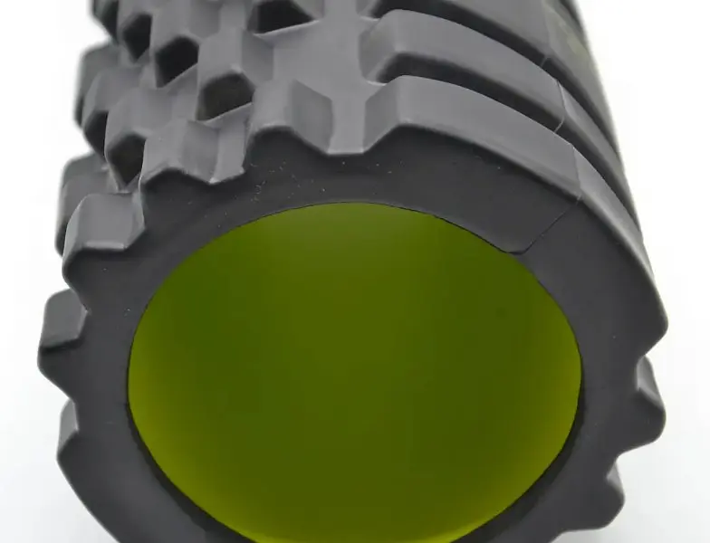 Массажный ролик (роллер) PowerPlay 4025 Massage Roller Черно-зеленый (33x15 см) (PP_4025_Black_Green) - фото 5