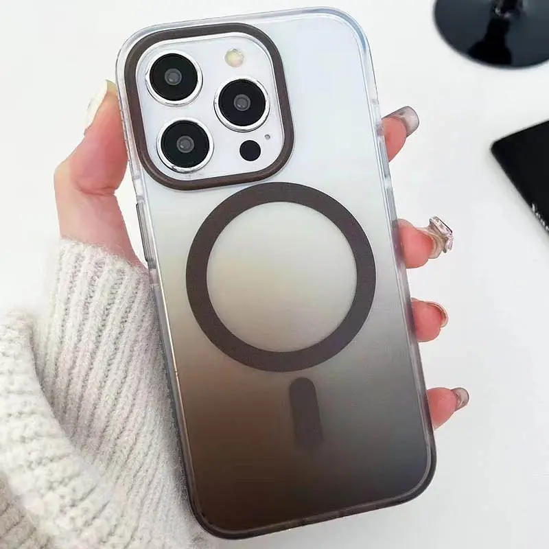 Чохол TPU+PC Phantom with Magnetic Fit для Apple iPhone 13 Pro Max (6.7") Grey - фото 2