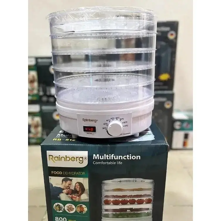 Сушарка для фруктів та овочів Rainberg RB-912 5 секцій 800 Вт - фото 6
