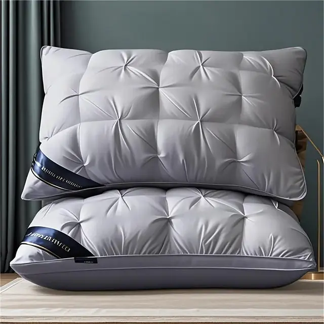 Подушка тісто з поліефірного волокна Hotel pillow 19536 50х70 см сіра