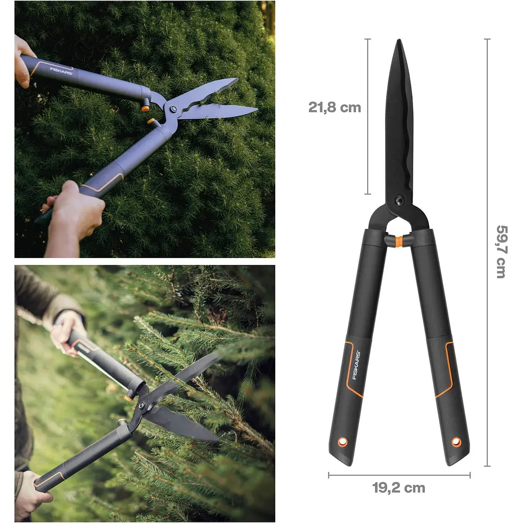 Ножиці для живої огорожі Fiskars SingleStep (1001433) - фото 2