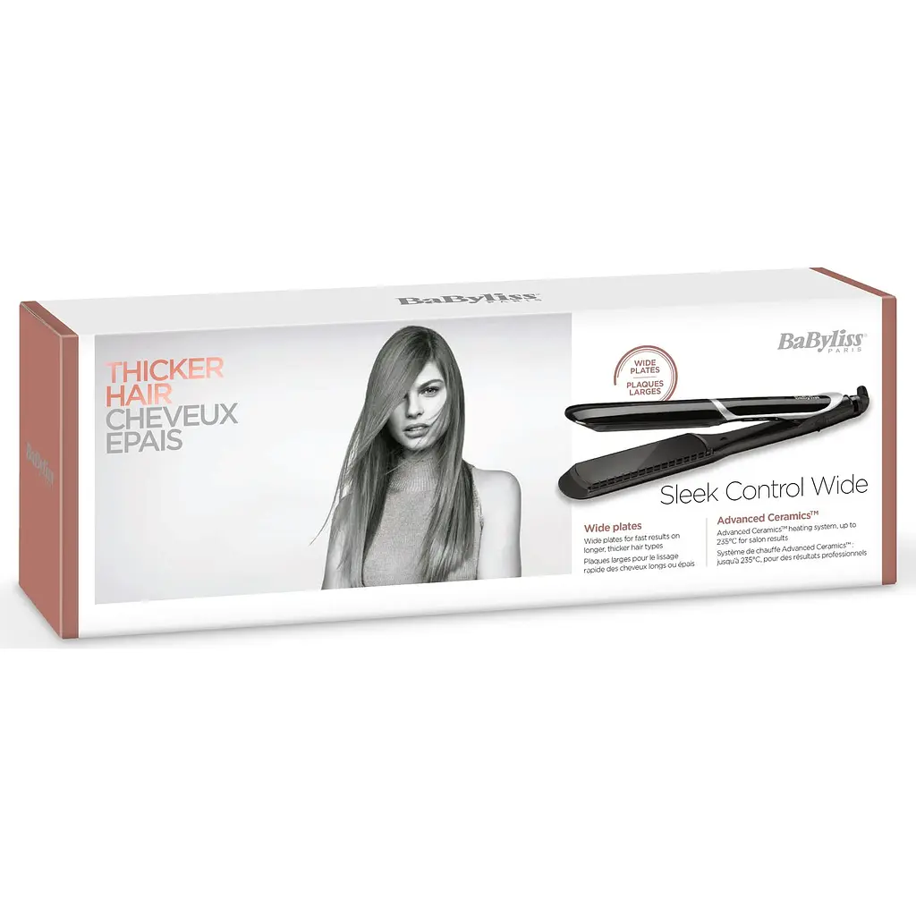 Випрямляч Babyliss чорний (ST397E) - фото 7