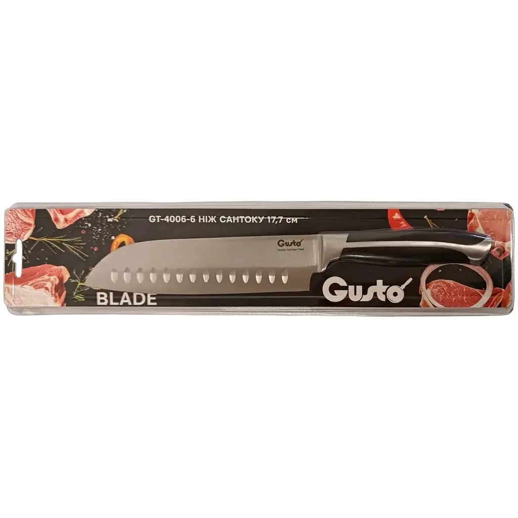 Нож сантока Gusto Blade 17.7 см GT-4006-6 (149070) - фото 3