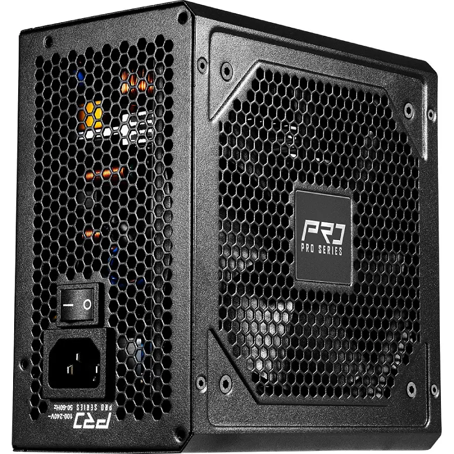 Блок живлення 650W ASRock PRO PRO-650G 120mm, 80+ Золотистий, Retail - фото 2