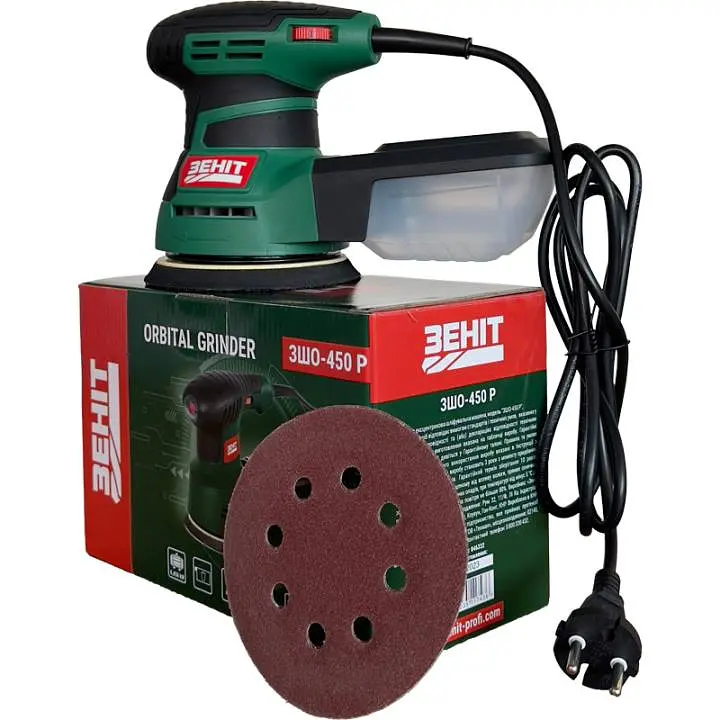 Шліфмашина ексцентрикова Зеніт ЗШО-450 Р 450Вт ZENIT teh0025457 - фото 7