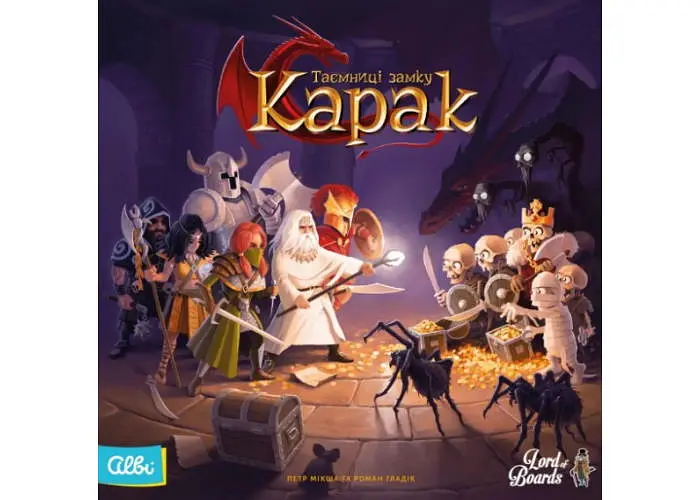 Настольная игра Lords of Boards Тайны замка Карак (Karak) (укр.) + уникальное промо! (LOB2302UA) - фото 2