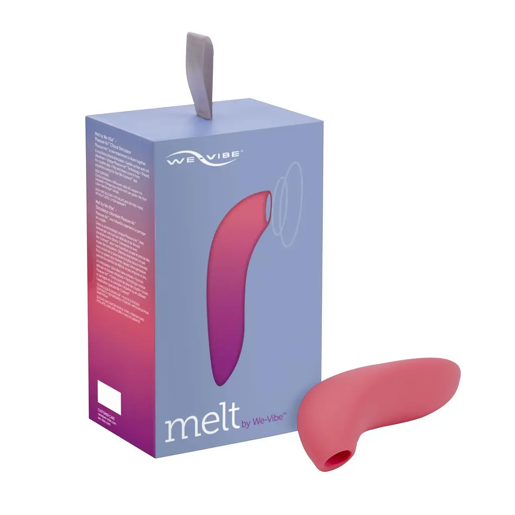 Вакуумний смарт-стимулятор для пар Melt by We-Vibe Coral, зручно поєднувати з проникним сексом - фото 8