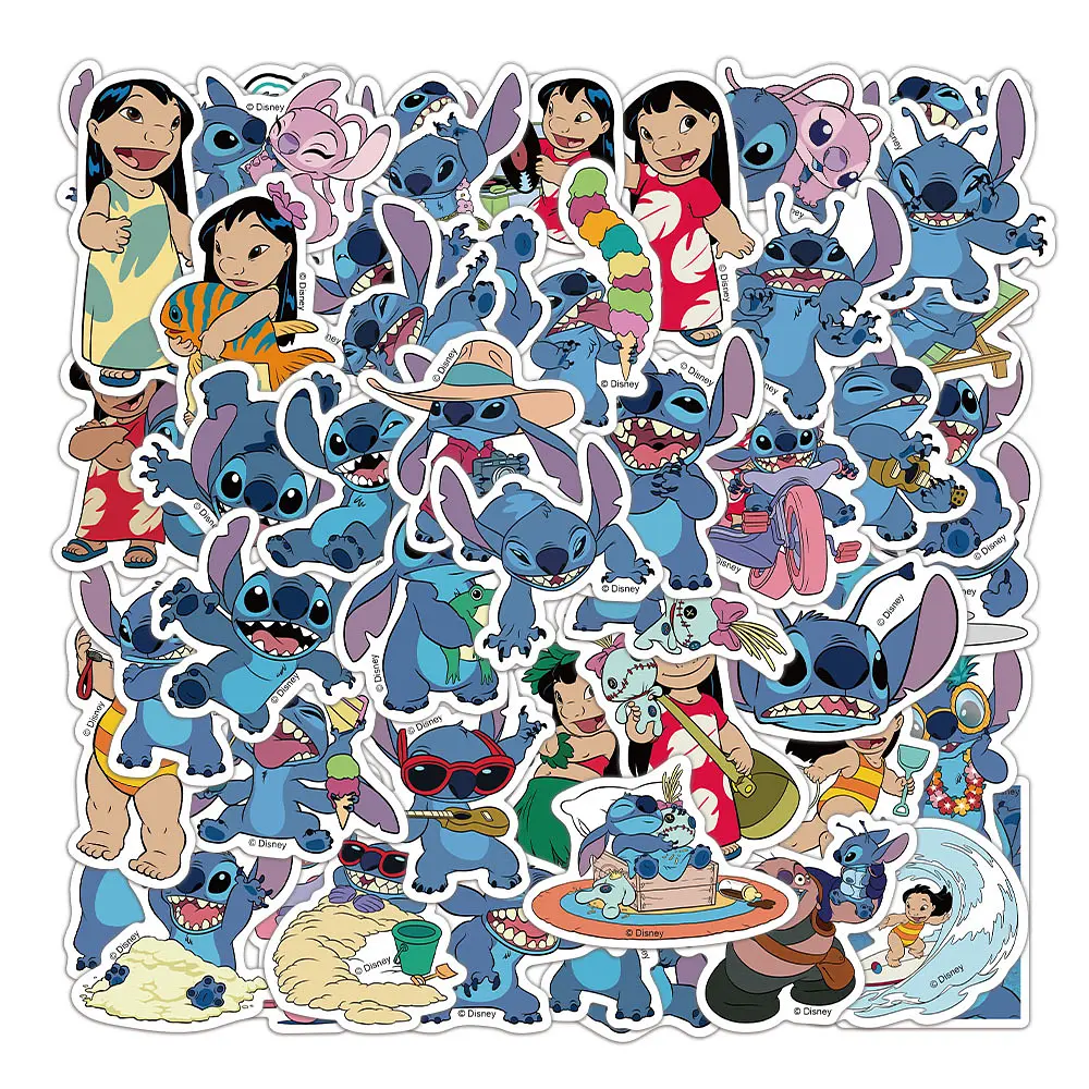 Стікерпак Стіч Набір наклейок GeekLand Stitch 50 штук - фото 3