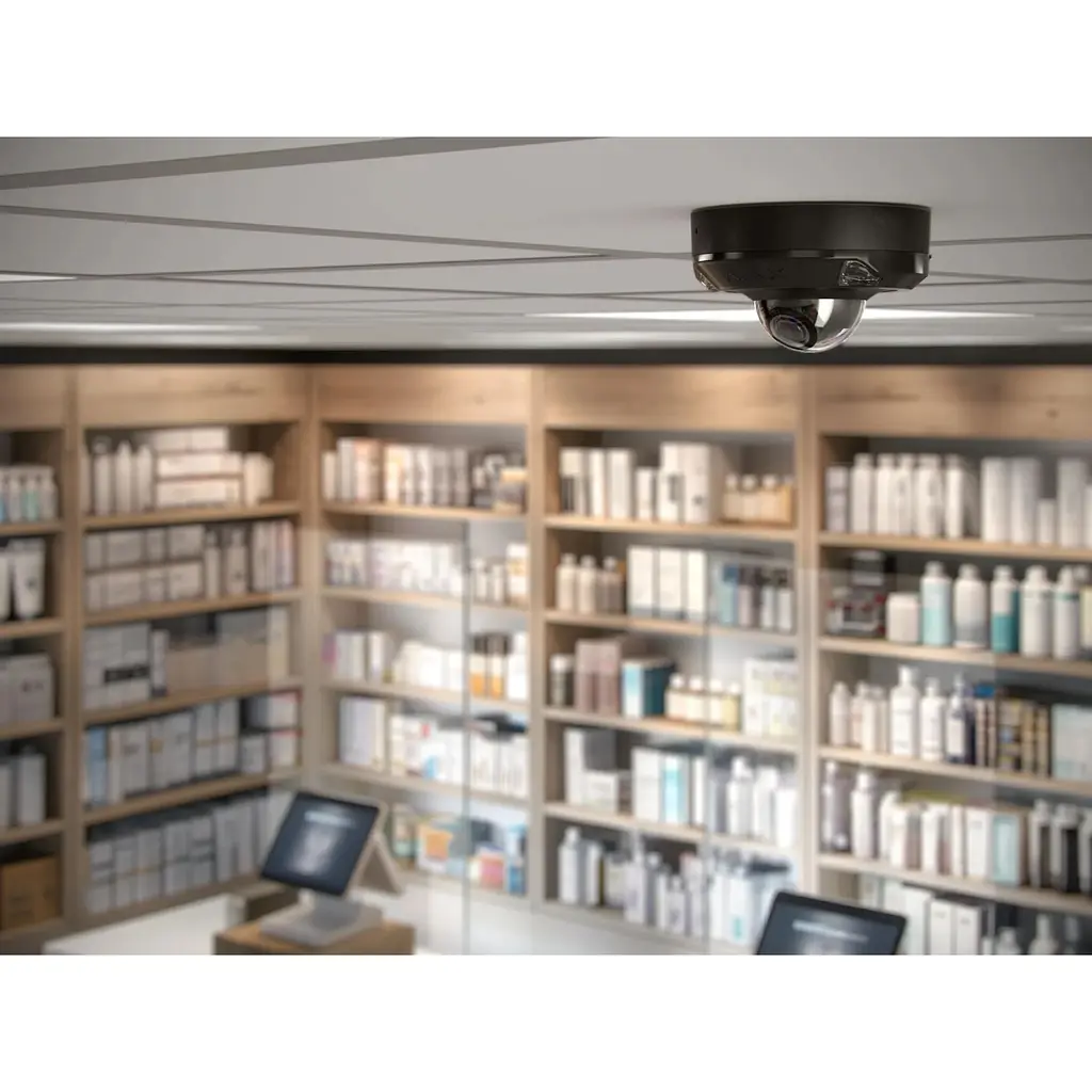 IP-камера Ajax проволочная DomeCam Mini HL Black, 5мп, 4мм, гибридная подсветка IR 35м, белый Led 50м, Poe, True WDR, IP 65, ИК 30м, аудио, угол обзора 75° до 85°, мини куполь - фото 4