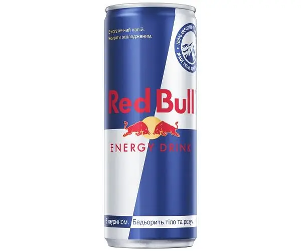 Red Bull, упаковка 24 шт. по 0,25 л, Напій енергетичний Ред Булл - фото 2