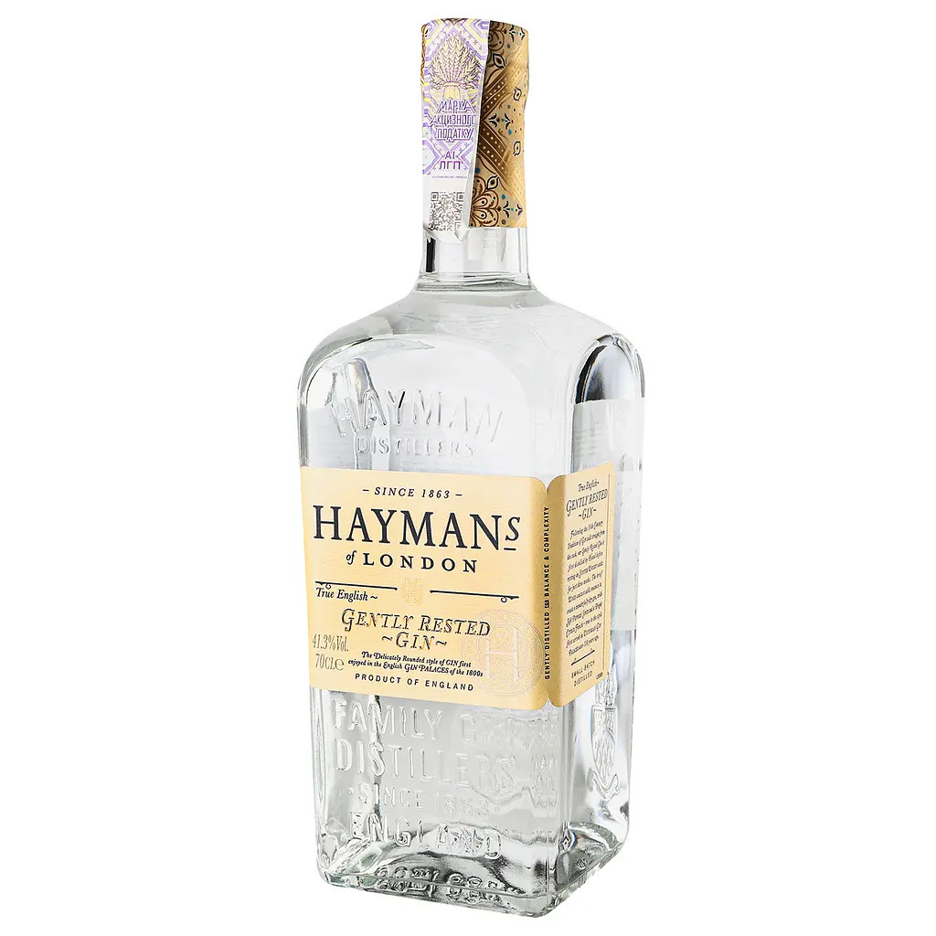 Джин Hayman's Gently Rested, 41,3%, 0,7 л - фото 2