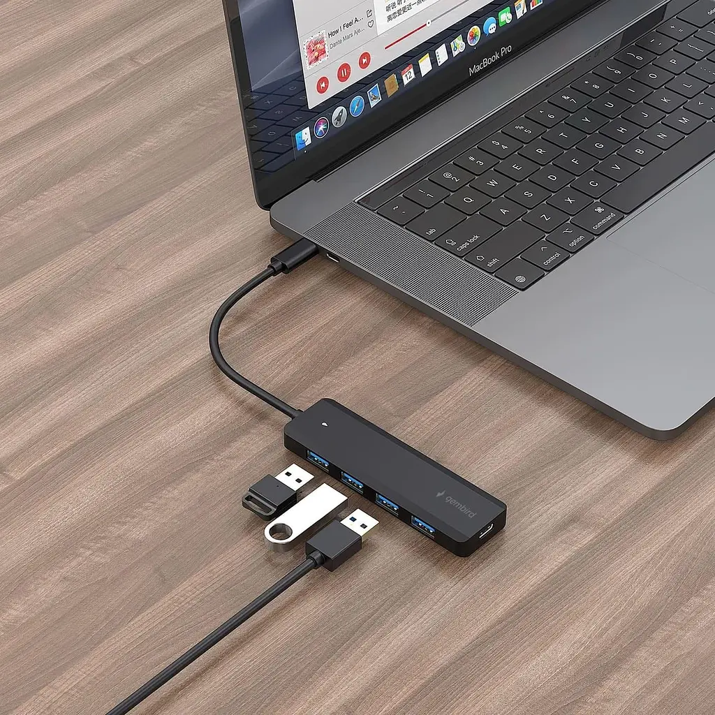 USB-Хаб Gembird на 4 порти USB 3.1 (UHB-CM-U3P4P-01) - фото 4