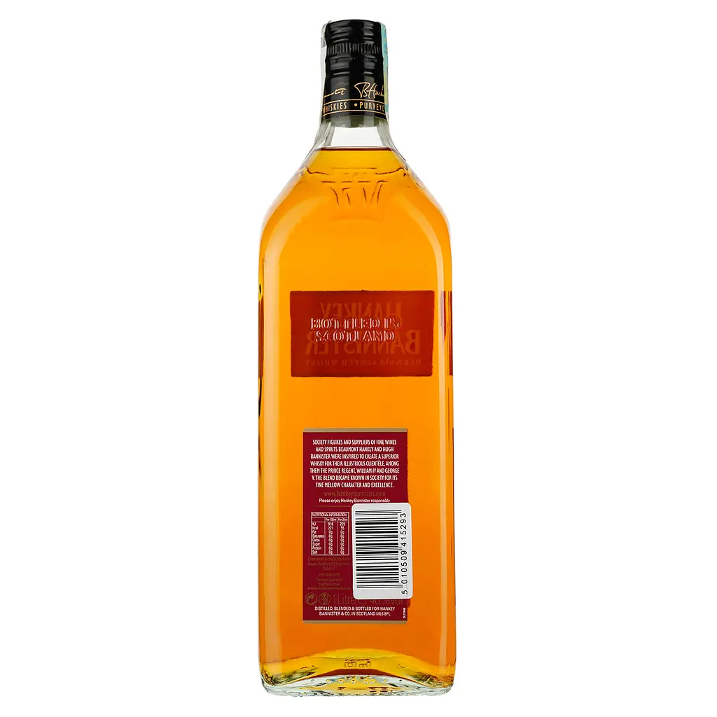 Віскі Hankey Bannister Original Blended Scotch Whisky 40% 3 л (3 шт. х 1 л) - фото 3
