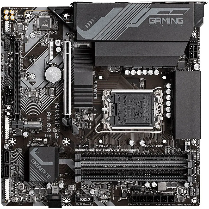 Материнська плата Gigabyte B760M Gaming X DDR4 [93683] - фото 4