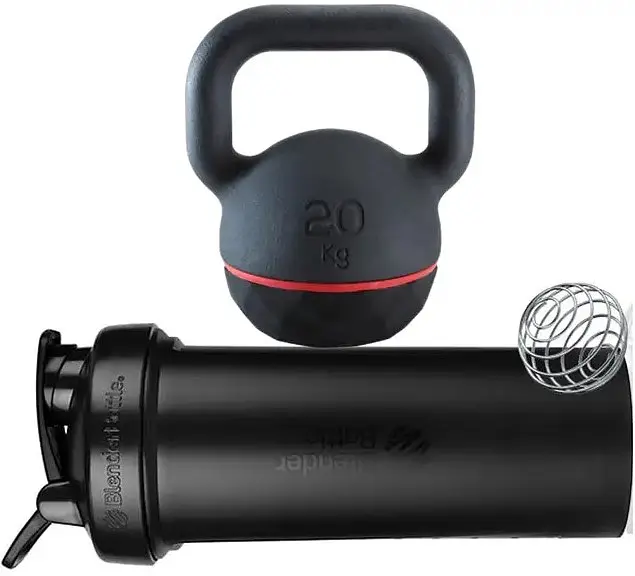 Шейкер спортивний BlenderBottle Pro45 1270 мл Grey/White (Pro45_Grey/White) - фото 4