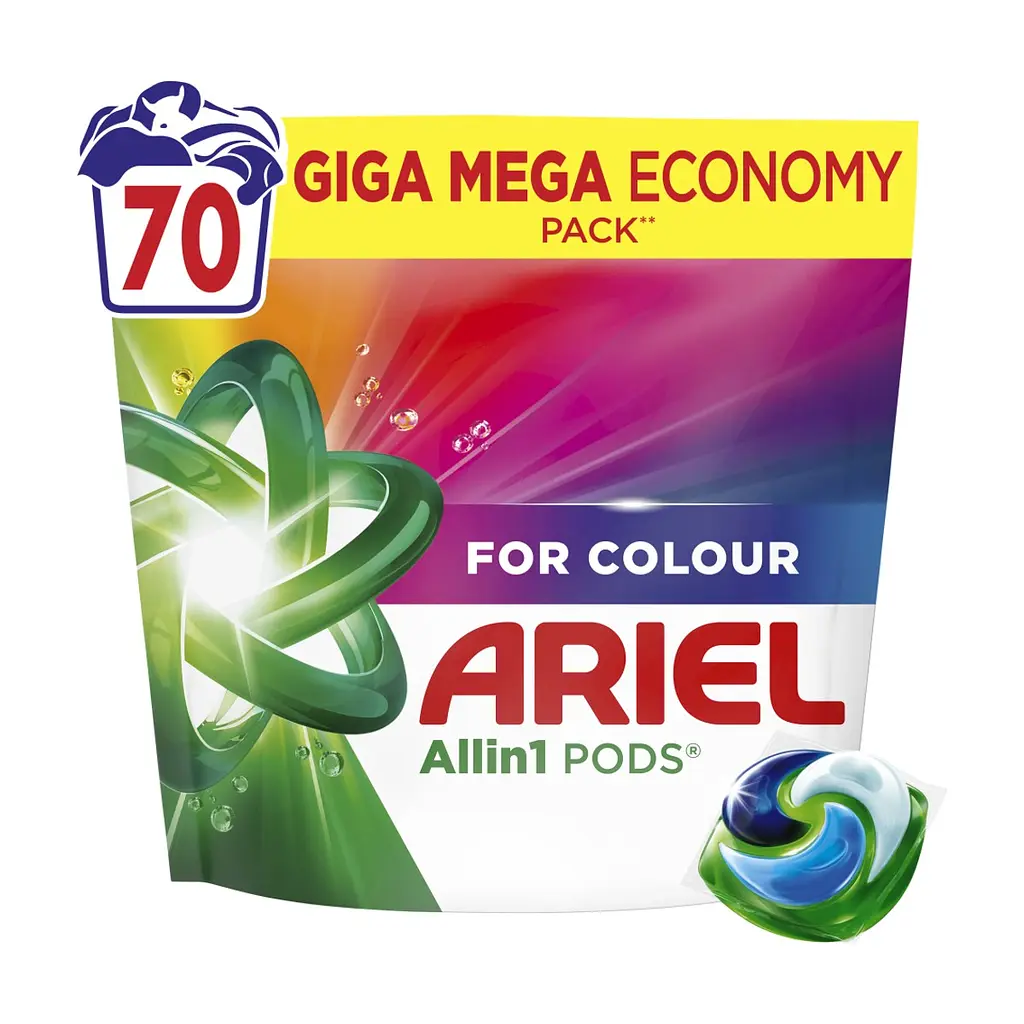 Капсули для прання Ariel Pods All-in-1 Color Для кольорового 70 шт. (8700216764186) - фото 2