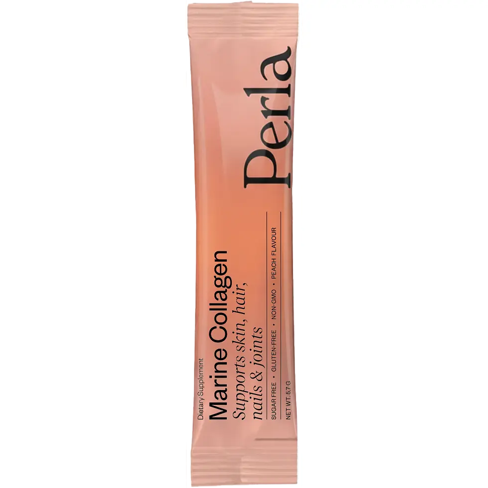 Дієтична добавка Perla Helsa Collagen Marine Peach пептиди колагену зі смаком персику 30 стіків по 5 г - фото 2