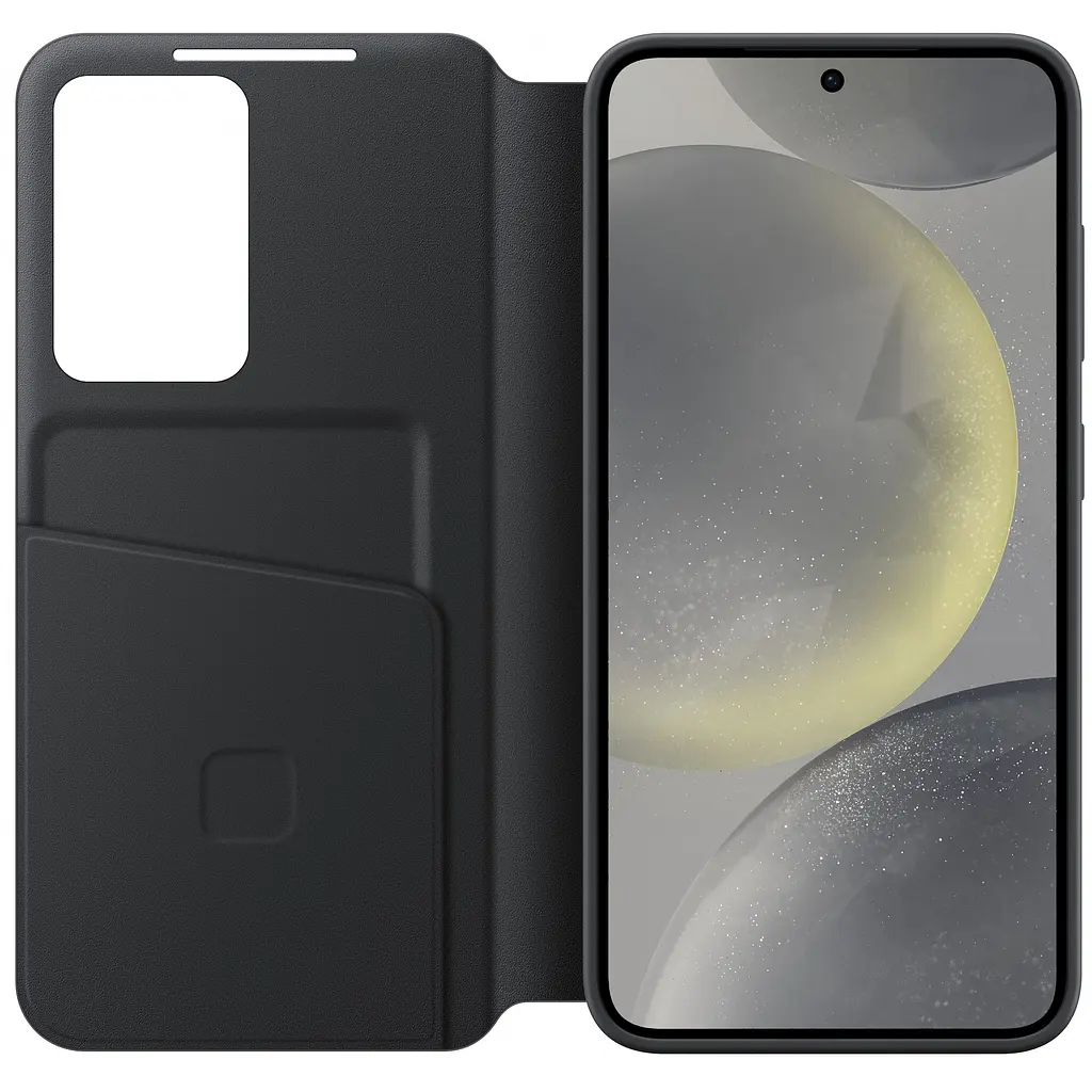 Оригинальный чехол-книжка Smart View Wallet Case для Samsung Galaxy S24 Black S921 EF-ZS921CBEGWW - фото 6