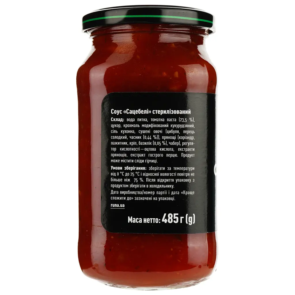 Соус Руна Сатебели 485 г (383222) - фото 2