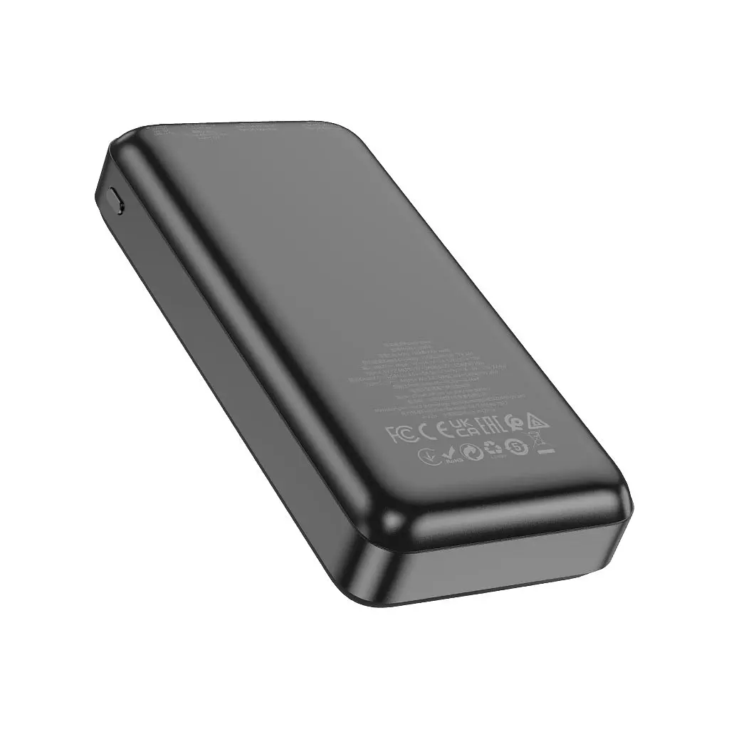 Батарея універсальна HOCO 20000mAh, 22.5W, Black (J101A / 45365) - фото 3