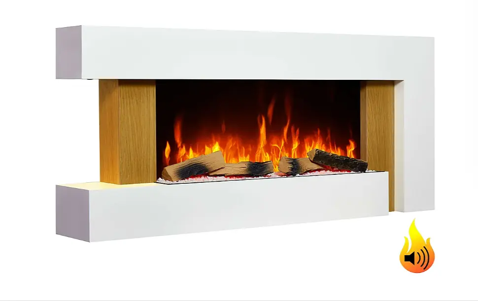 Електрокамін ArtiFlame Fjord AF52 з 3D-ефектом полум’я, обігрівом та Wi-Fi - фото 4