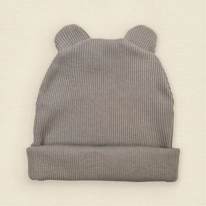 Ромпер-комбінезон тринитка з шапочкою Gray olive зріст 86 см (12 – 18 місяців) Malena Сірий - фото 5