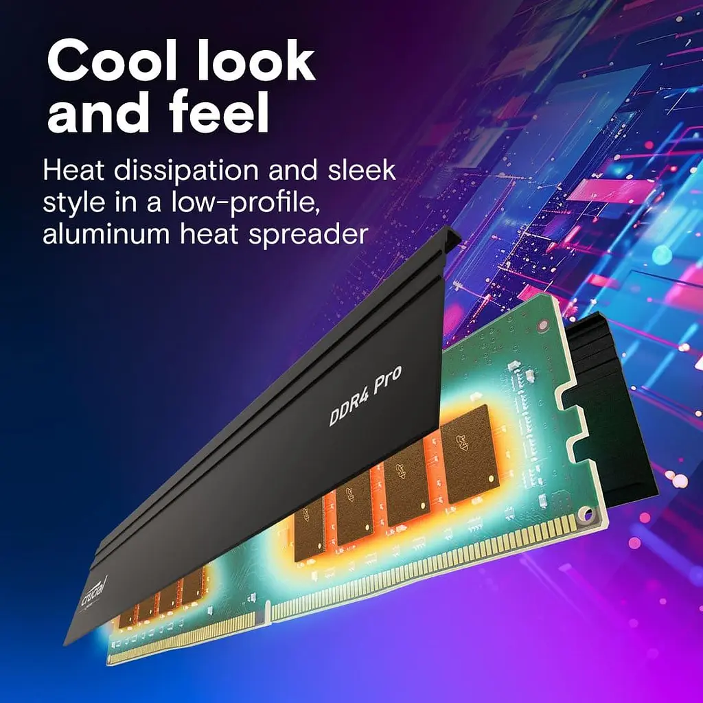 Модуль пам'яті Crucial DDR4 32GB PRO 3200Mhz (CP32G4DFRA32A) - фото 3