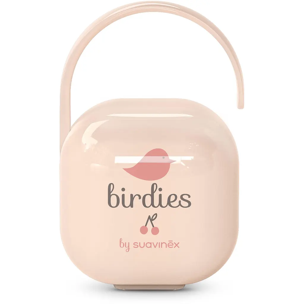 Футляр для пустушки "Birdies" рожевий