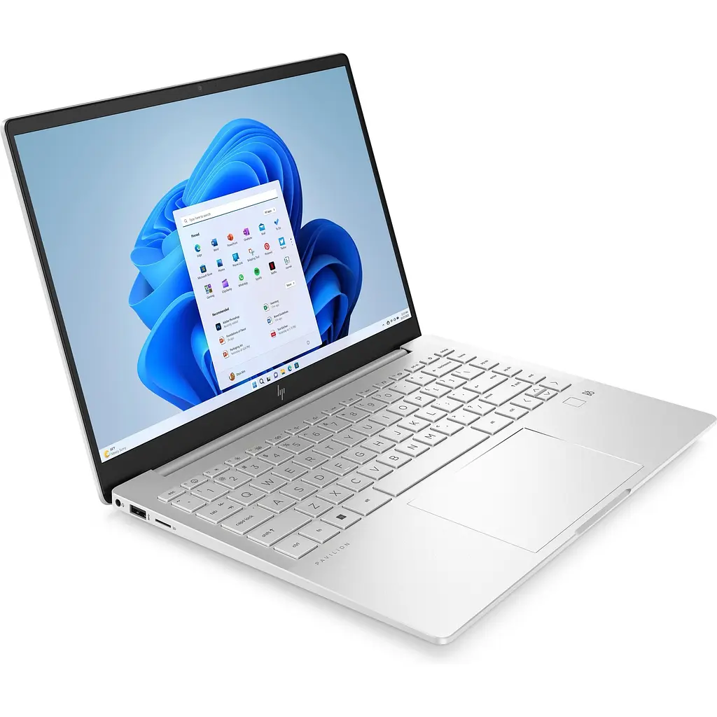 Ноутбук HP Pavilion Plus 14-eh1006ua 14' 2.2K IPS AG, Intel i5-1340P, 16GB, F1024GB, UMA, Win11, сріблястий (826Y7EA) - фото 4