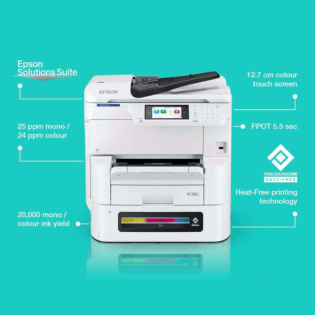 МФУ Epson WorkForce Pro EM-C8100RDWF (C11CL31401) - фото 3