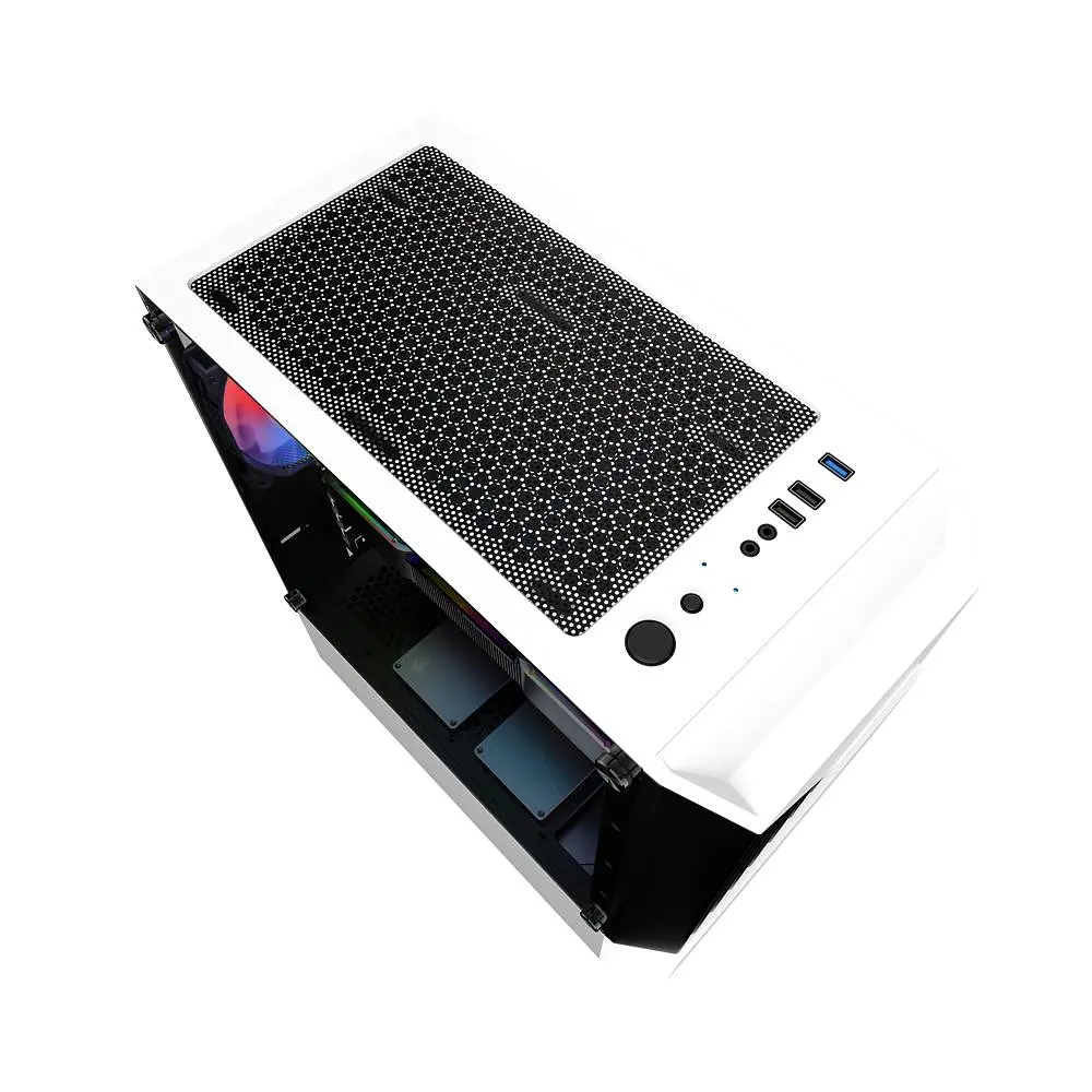 Корпус 1stPlayer F3-A-WH-4F1 White без БП (F3-A-WH-4F1) - фото 6