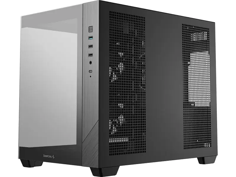 Корпус Deepcool CG330 3F Black (R-CG330-BKNGM3-G) - фото 5