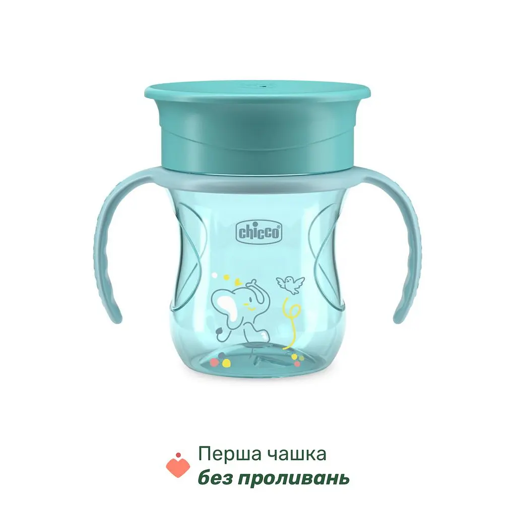 Набір дитячого посуду Chicco Set Pappa 12 міс.+ блакитний (16201.25) - фото 4