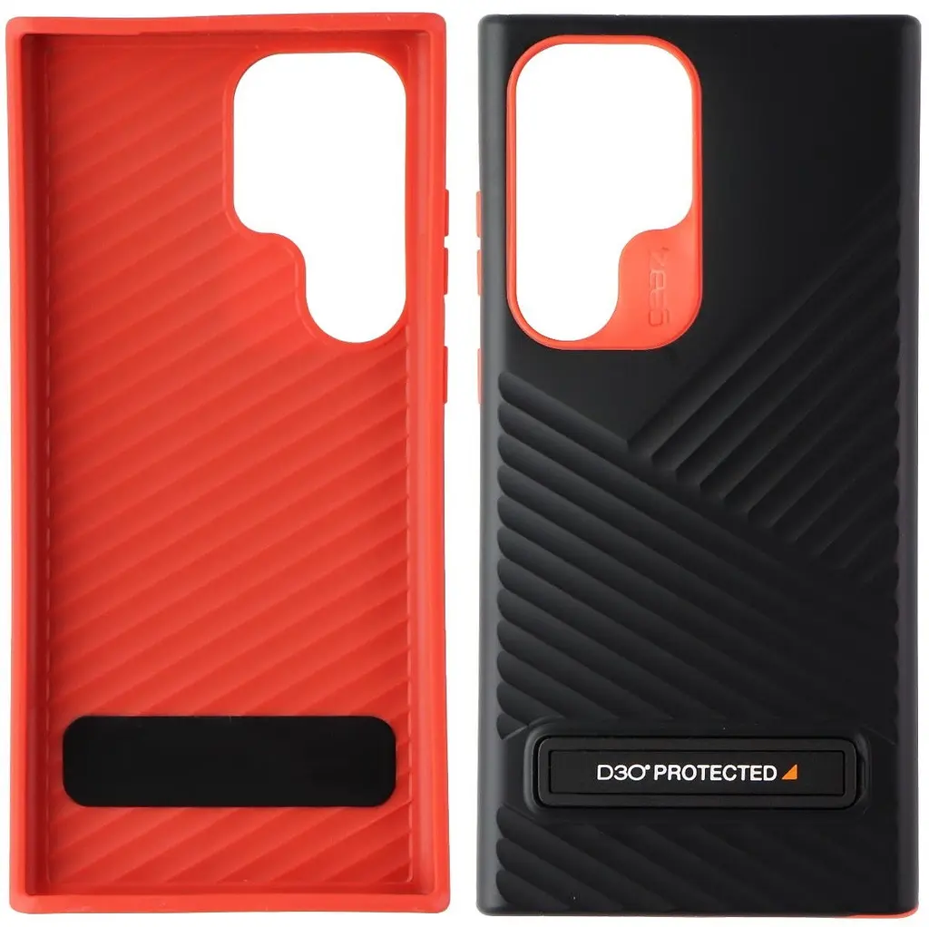 Оригінальний протиударний чохол для Samsung Galaxy S23 Ultra (S918) GEAR4 Battersea D3O Black з підставкою - фото 9