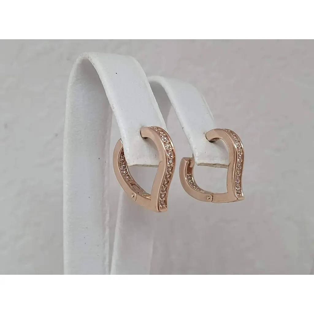 Золоті сережки Dear з фіанітами. 3348.1 - фото 4