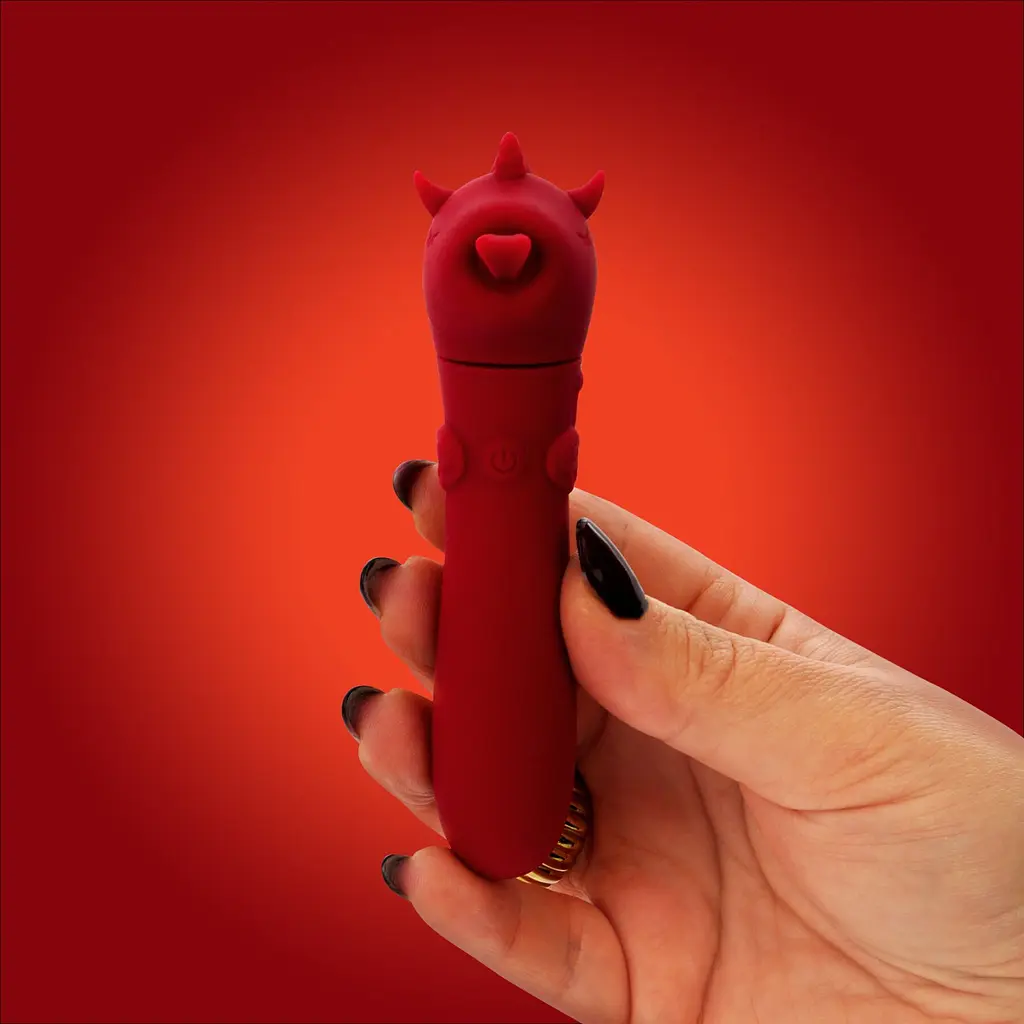Вібратор-єдиноріжка Unihorn USB Bullet - Blaze Diablo віброкуля, USB-зарядка, 10 режимів - фото 7