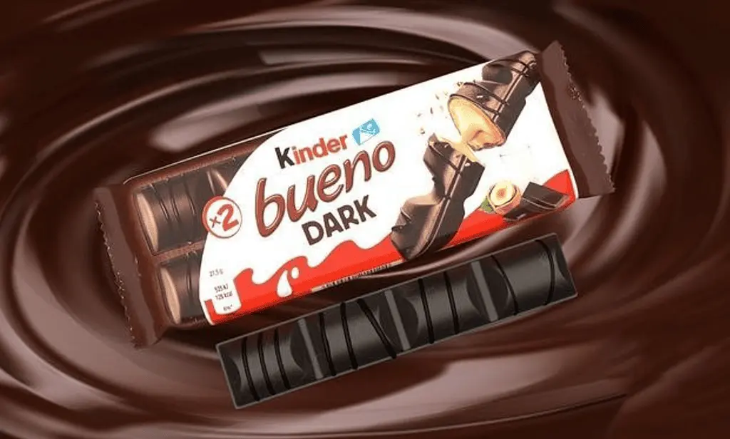 Шоколадні батончики Kinder Bueno Dark 43 г - фото 4
