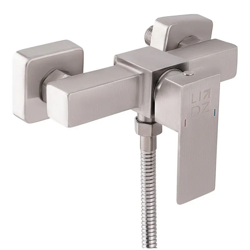 Змішувач для душу Lidz (NKS)-10 30 010 00, Никель - фото 3