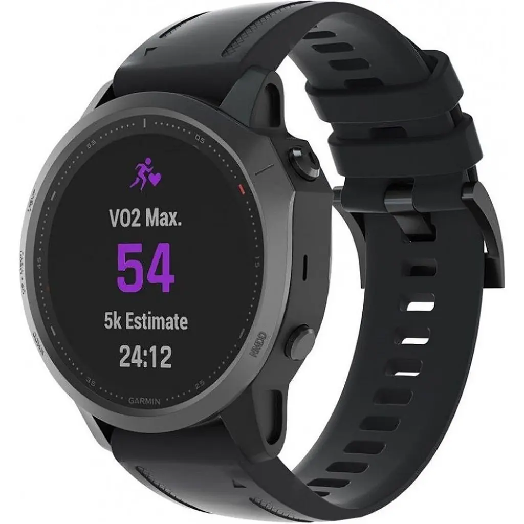 Ремінець ArmorStandart Silicon для Garmin 20mm Black (ARM60799) [141553] - фото 2