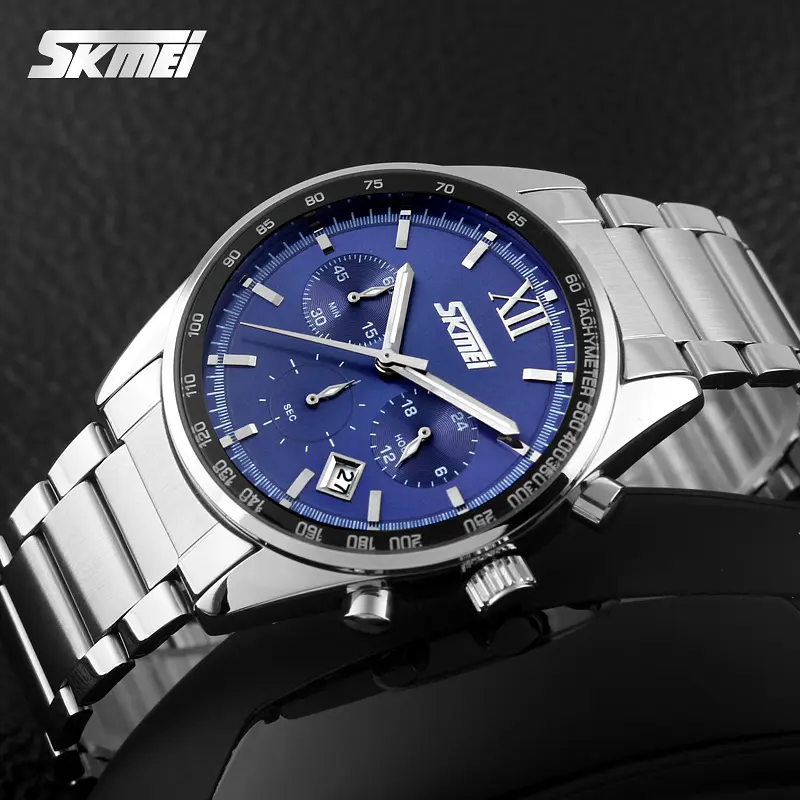 Наручные часы мужские 9096BU Blue Skmei acs0029901 - фото 4